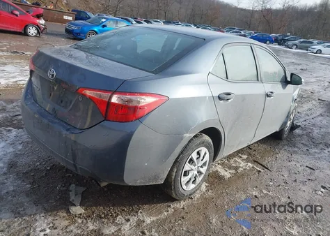 2017 Toyota Corolla L z USA, uszkodzony, nr VIN 2T1BURHE1HC872173